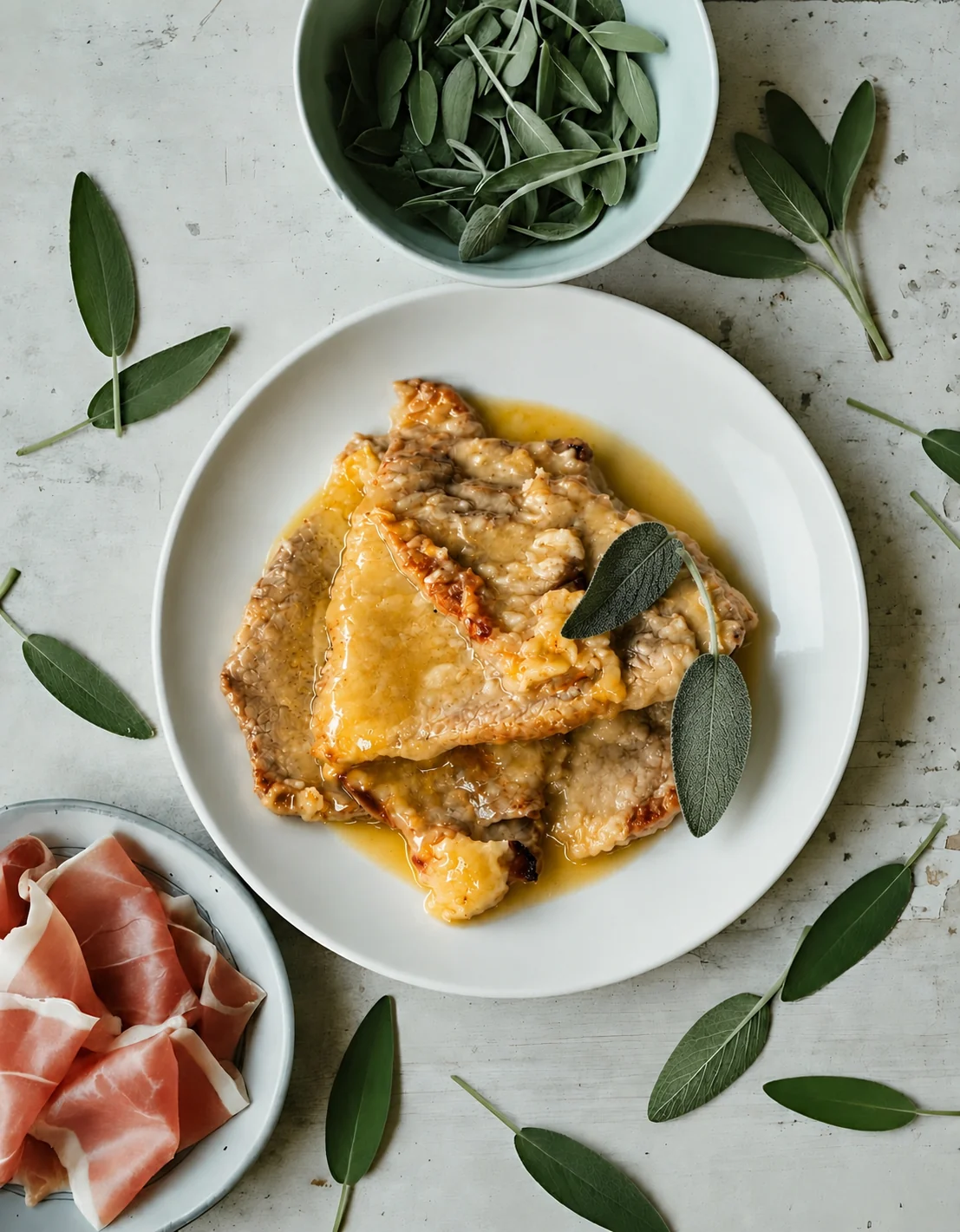 Pasta with tomato sauce on a white plate